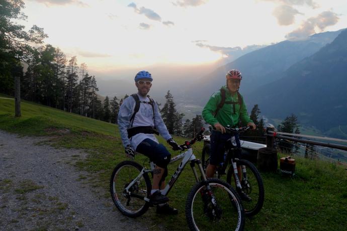 Ambiance du soir à Schönegg