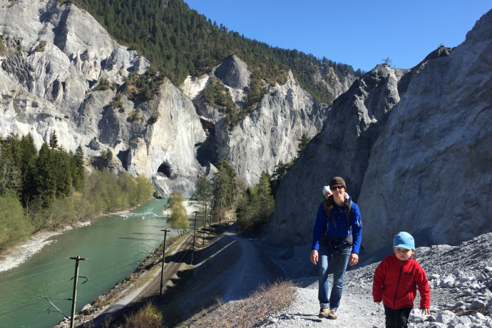 Escursione in treno alla gola del Reno: Versam - Valendas