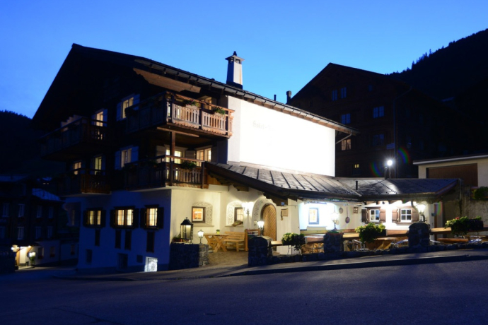 Nachtstimmung Hotel Madrisajoch Nachtstimmung Hotel Madrisajoch
