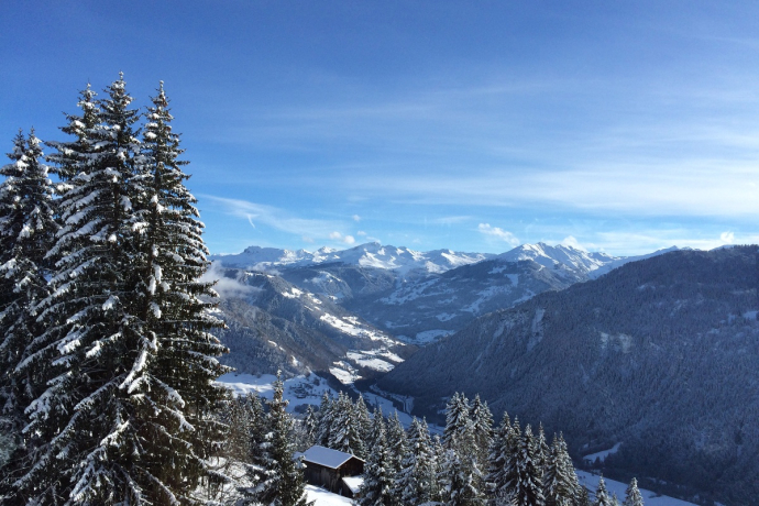 Aussicht ins hintere Prättigau
