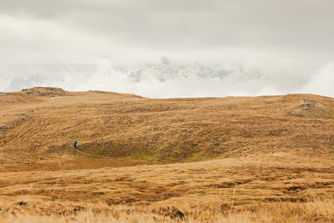 Montée à l'alpe Clünas