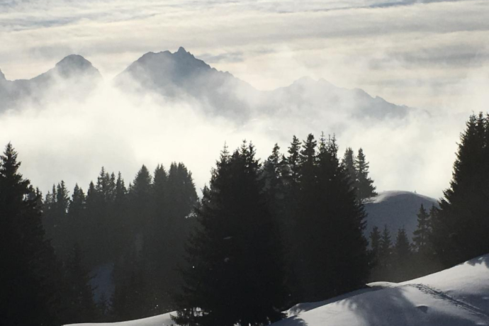 View towards the Albula Valley