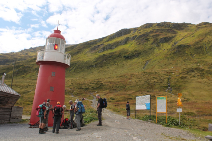 Inizio presso il faro