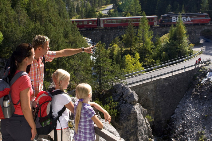 Bergün Filisur in estate