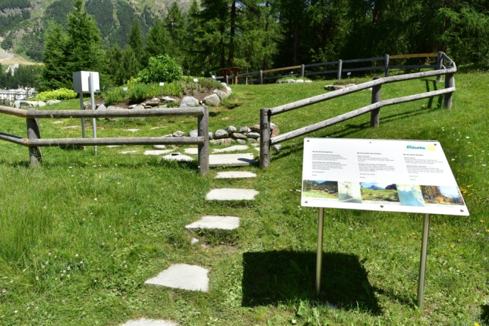 Orto delle erbe Ricola a Pontresina