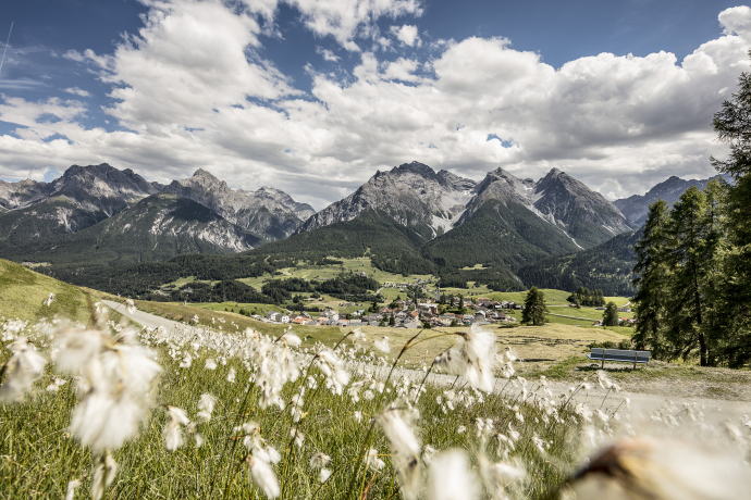 Near Ftan in the Lower Engadine. Near Ftan in the Lower Engadine.