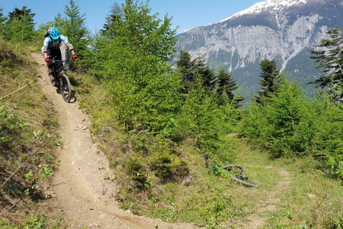 Hairpin bend trail Juchs
