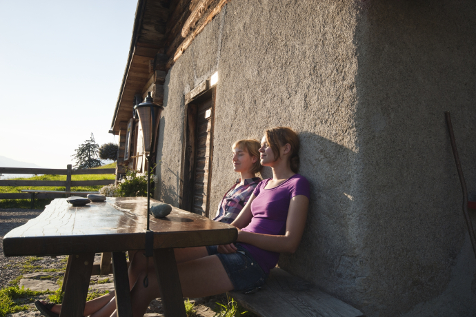 Enjoy the peace and quiet on the Heidialp.