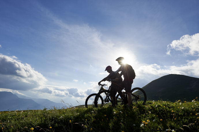 Motards près de Schanfigg
