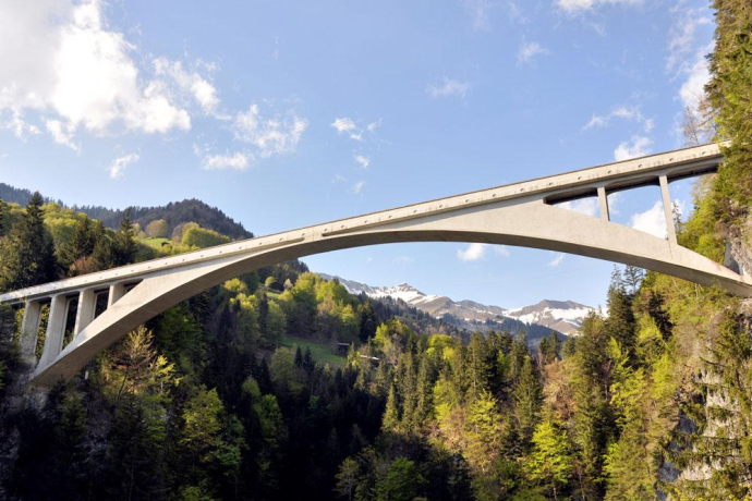Monument mondial Pont Salginatobel Schiers
