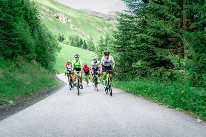 Rennrad-Route Quellregion Rhein Weg nach Biasca