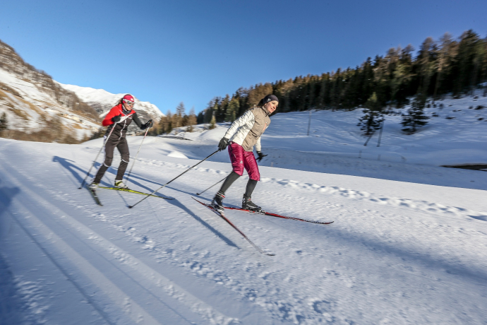 Cross-country ski trail Cross-country ski trail
