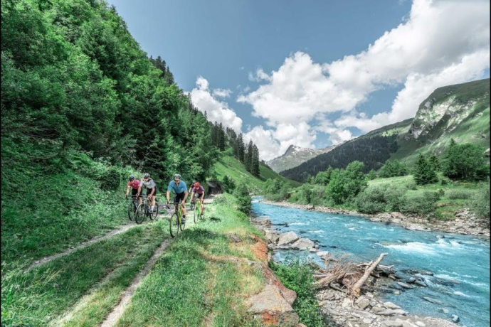 Gravelbike Route Hinterrhein