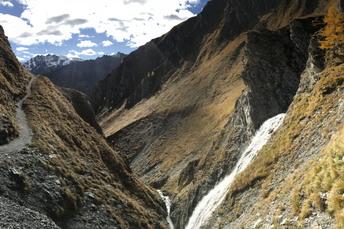 Planer Salaas, waterfall