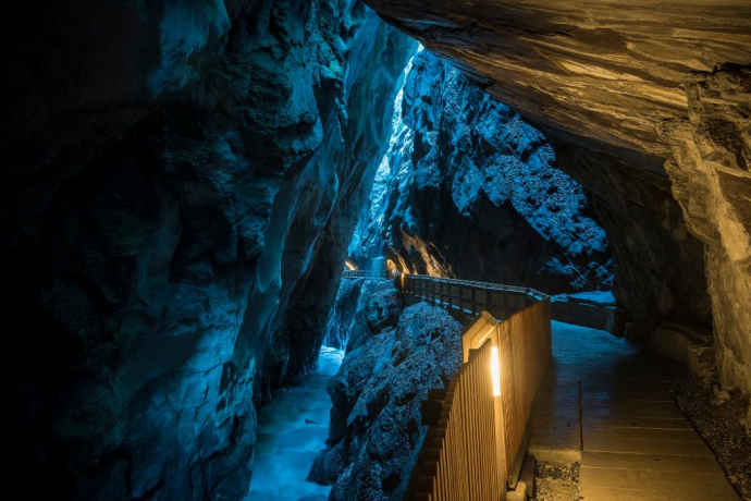 Mystische Taminaschlucht beim Alten Bad Pfäfers
