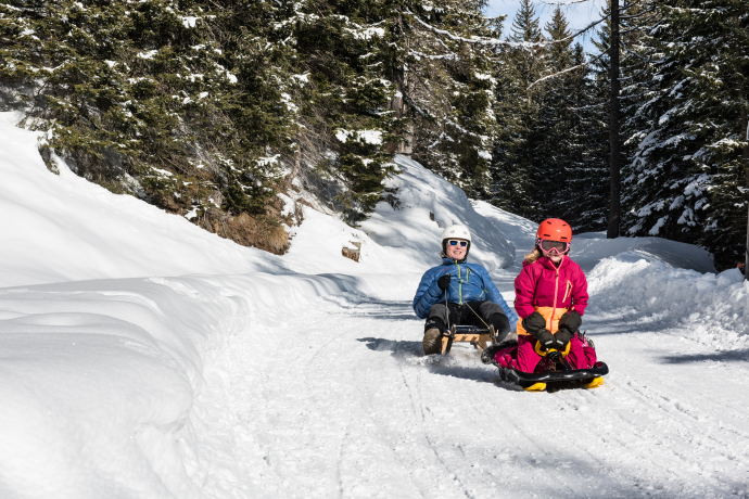 Sledding route Mathon/Lohn - Dros