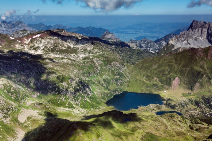 Paesaggio glaciale dei laghi di Murg Paesaggio glaciale dei laghi di Murg