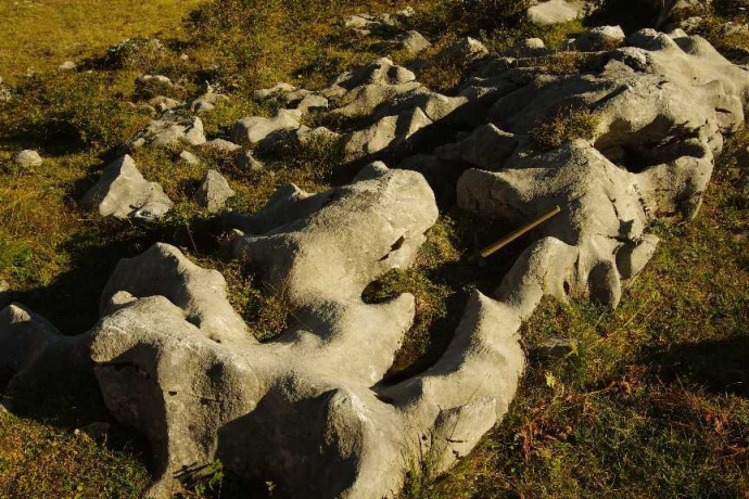 Paysage karstique près de Gaffia
