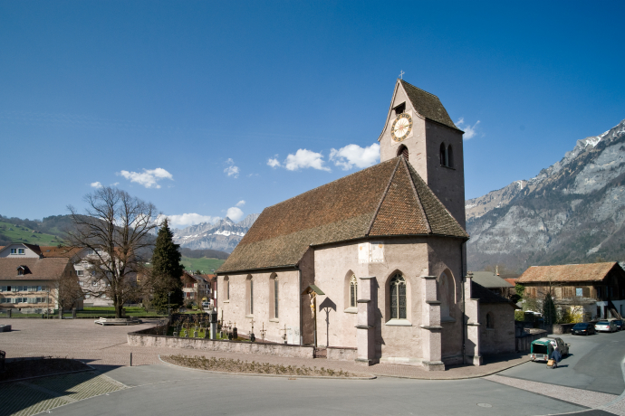 Die Kirche St. Justus in Flums