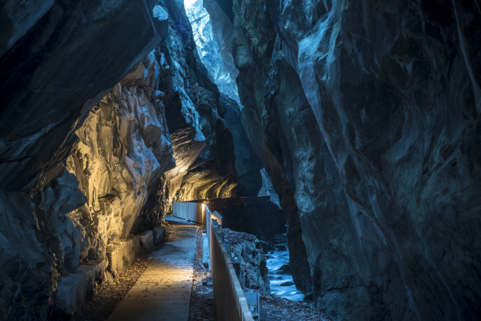 Die mystische Taminaschlucht