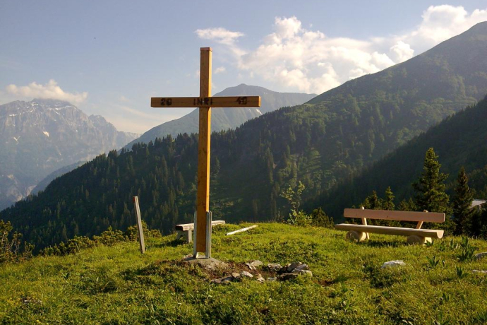 Alpkreuz beim Protchopf