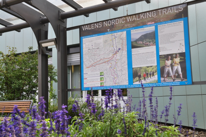 Infopoint bei der Klinik Valens