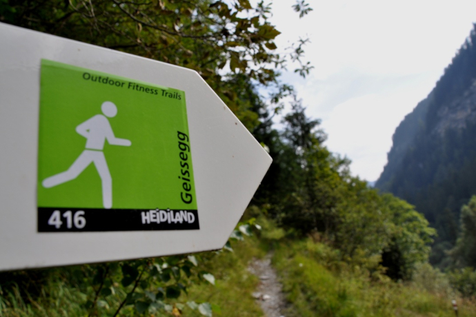 Giessegg - Ab hier geht es nur noch bergab