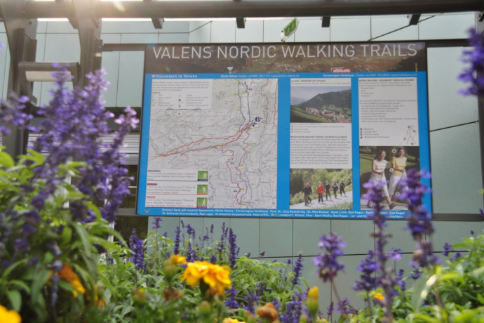 Infopoint bei der Klinik Valens