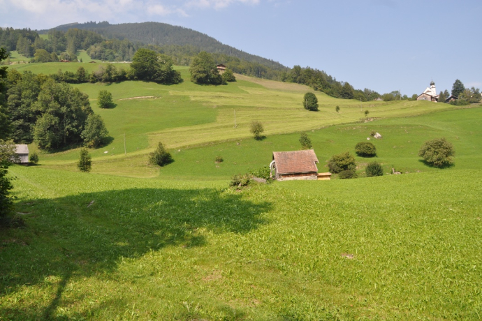 Der Namensgeber des Trails Die Glarina-Ebene