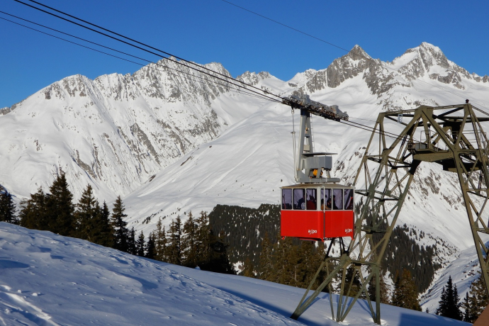 Nostalgische Luftseilbahn
