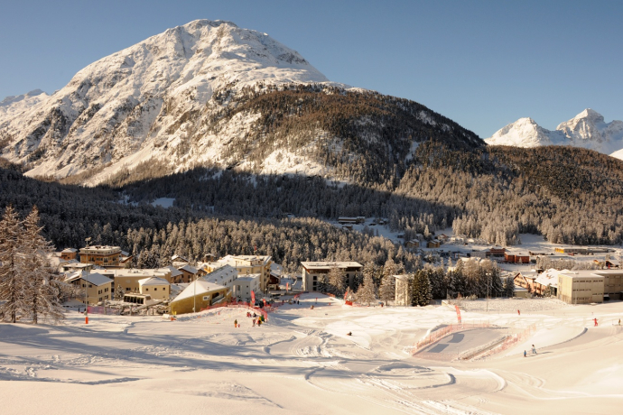 Steinbock-Promenade Winter