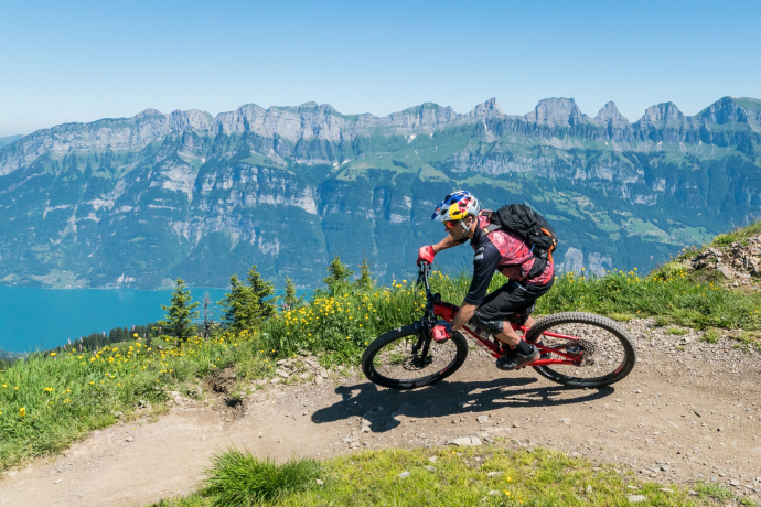 Blick auf die Churfirsten