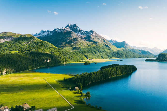 Lago di Sils e Chastè