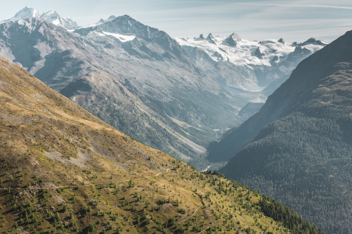 Vue sur la Val Roseg