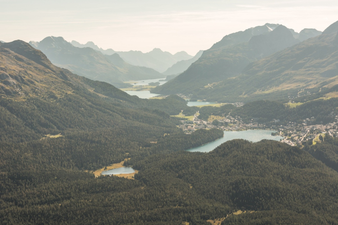 Vue depuis Muottas Muragl