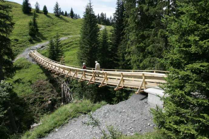 Hängebrücke Imschlacht, Obersaxen