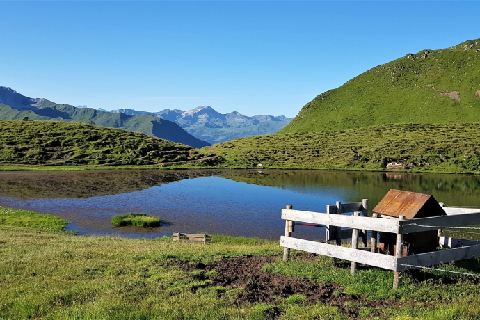 Carschinasee mit Grillstelle
