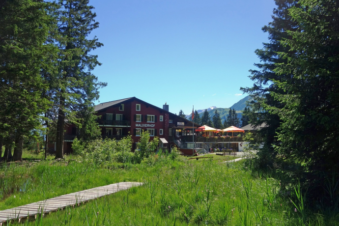 Malixerhof Brambrüesch in summer