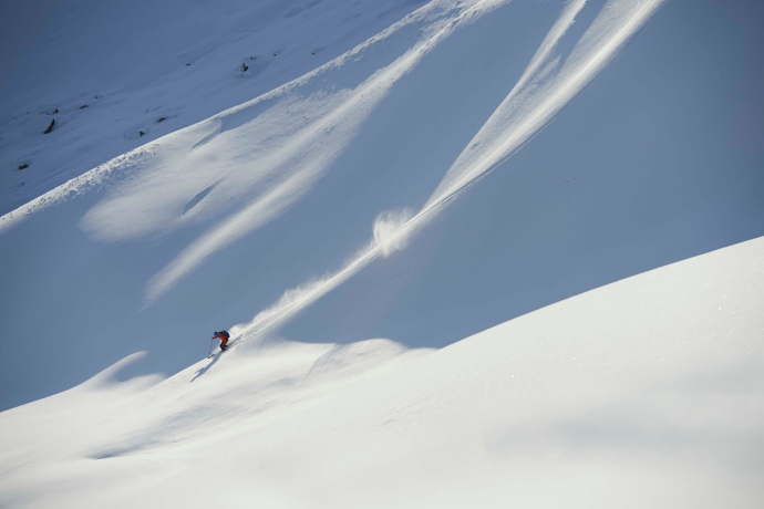 Freeriden in Davos, Nuoth Lietha, Petra, Marco Benz