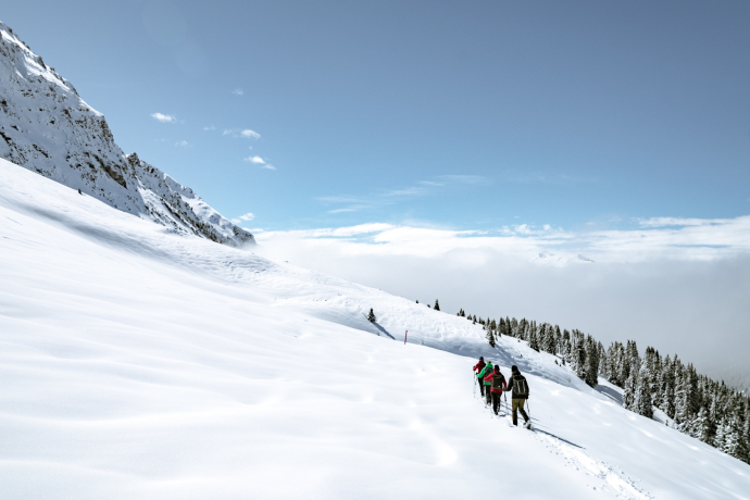 Schneeschuh in Lenzerheide