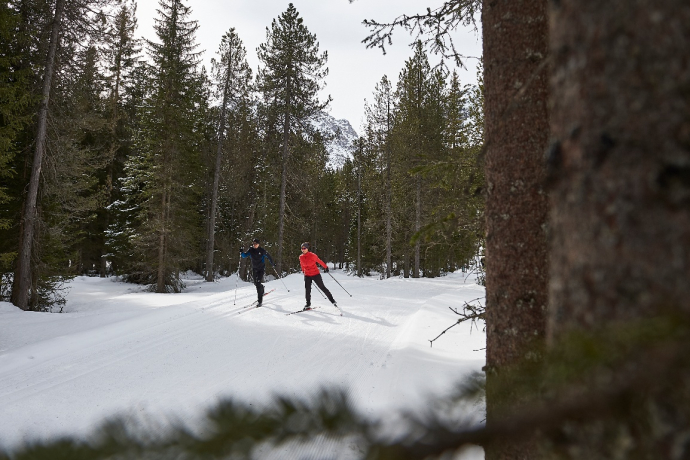 Cross-country skiing Isel Arosa Cross-country skiing Isel Arosa