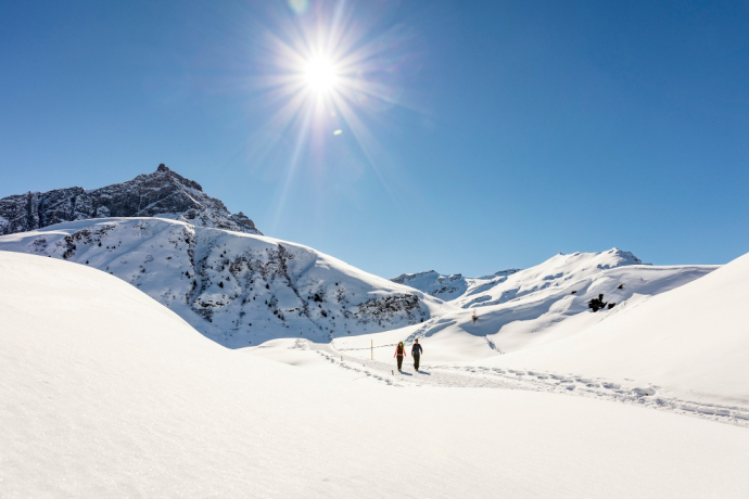 Winter hiking trail Glaserrunde