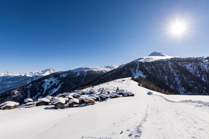 Winterwanderweg Muttner Höhi