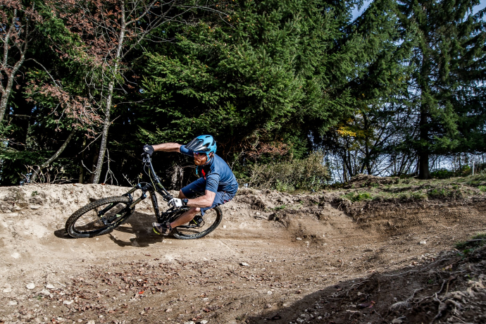 Flowtrail Tschuppina Steilwandkurve