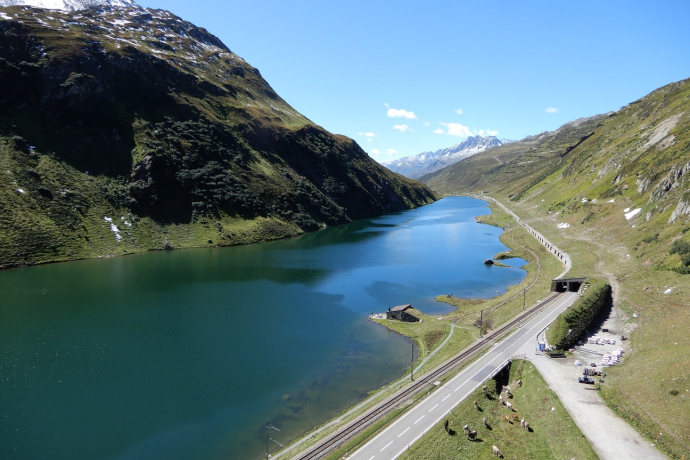 The lake from above The lake from above