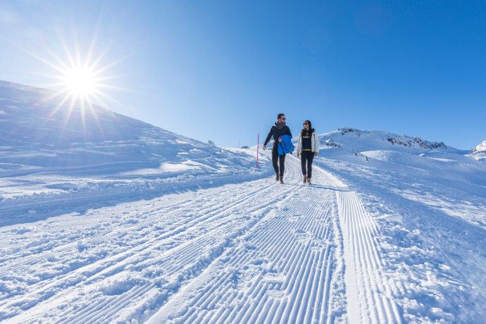 Winterwanderweg Corviglia-Marguns