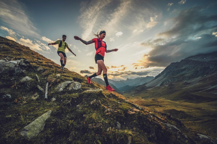 Trailrunning im Prättigau nähe Golrosa