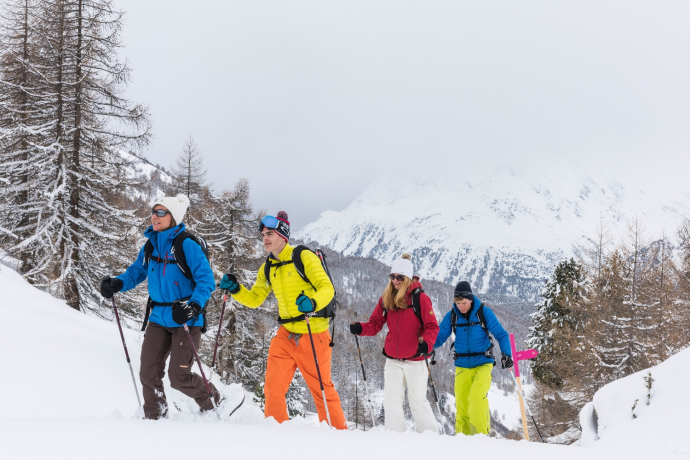 Schneeschuhtour Muotta da Güvè