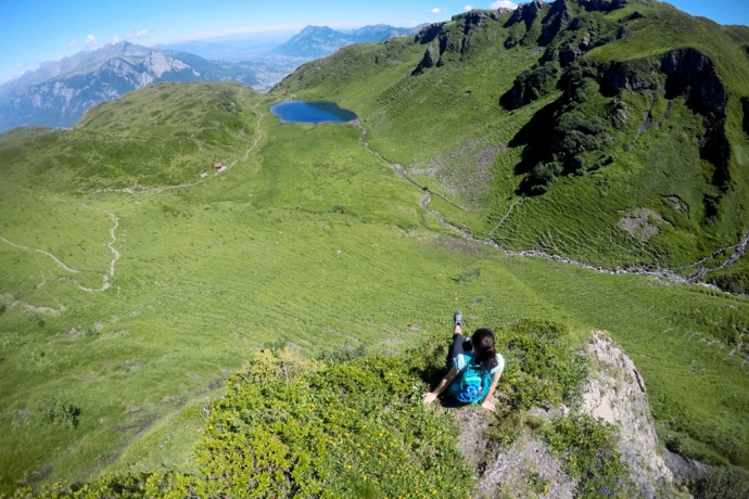 Blick auf das Vilterser Seeli