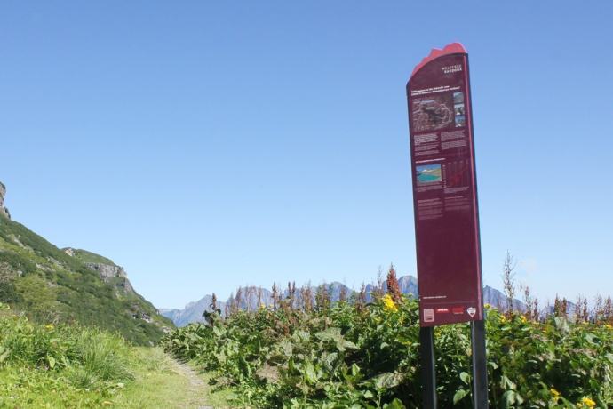 Out and about in the UNESCO World Heritage Site Tectonic Arena Sardona